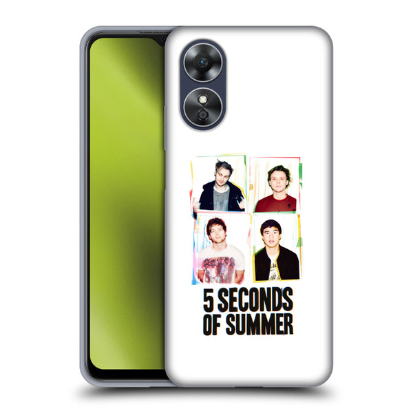 5 Seconds of Summer Posters Polaroid Soft Gel Case for OPPO A17