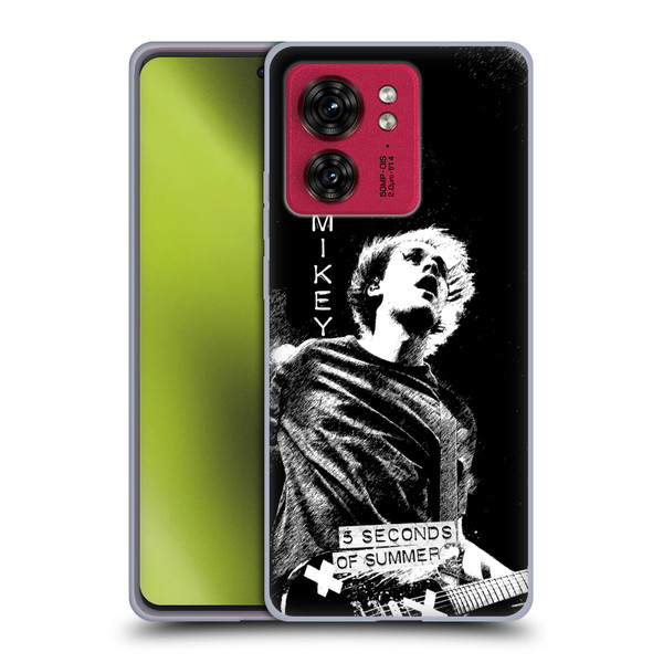 5 Seconds of Summer Solos BW Mikey Soft Gel Case for Motorola Moto Edge 40