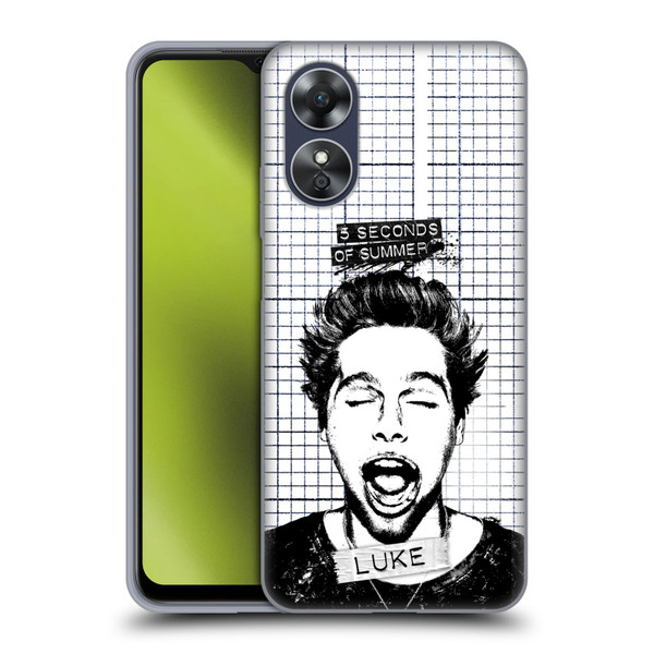 5 Seconds of Summer Solos Grained Luke Soft Gel Case for OPPO A17