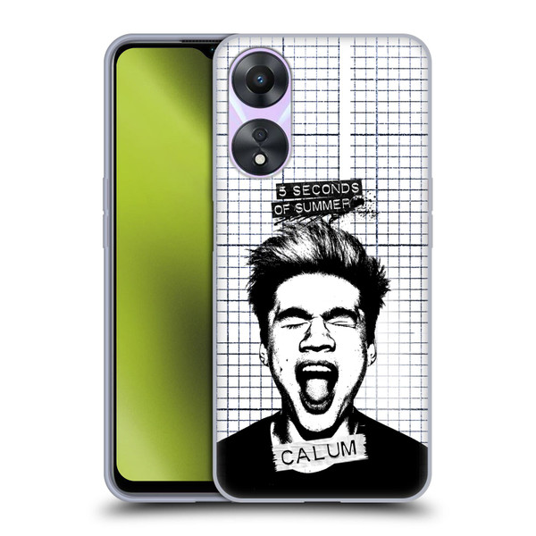 5 Seconds of Summer Solos Grained Calum Soft Gel Case for OPPO A78 4G