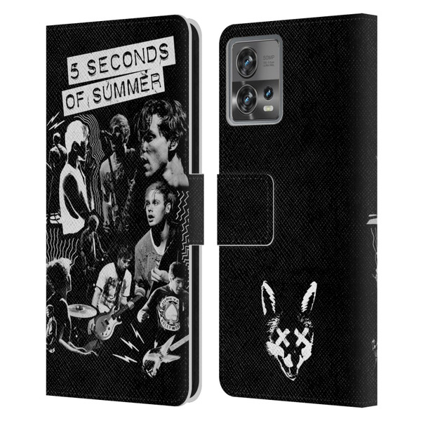 5 Seconds of Summer Posters Punkzine Leather Book Wallet Case Cover For Motorola Moto Edge 30 Fusion