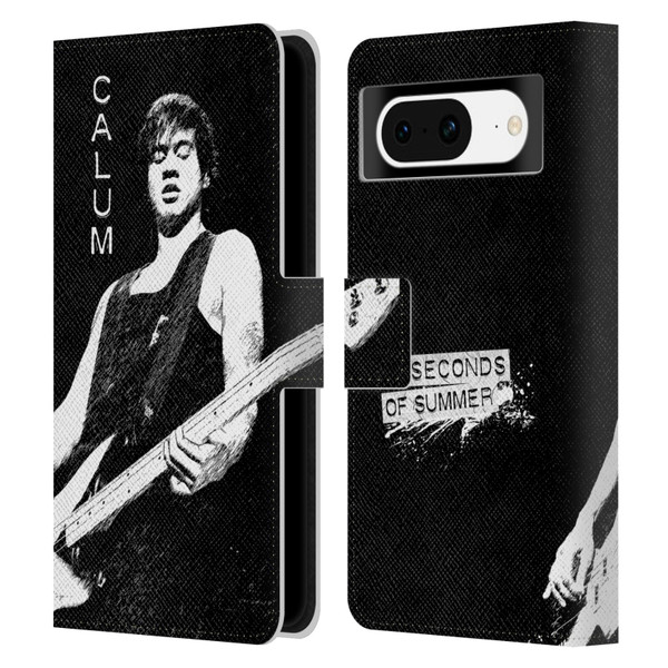 5 Seconds of Summer Solos BW Calum Leather Book Wallet Case Cover For Google Pixel 8