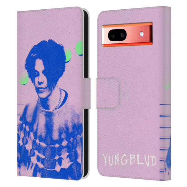 Yungblud Graphics Photo Leather Book Wallet Case Cover For Google Pixel 7a