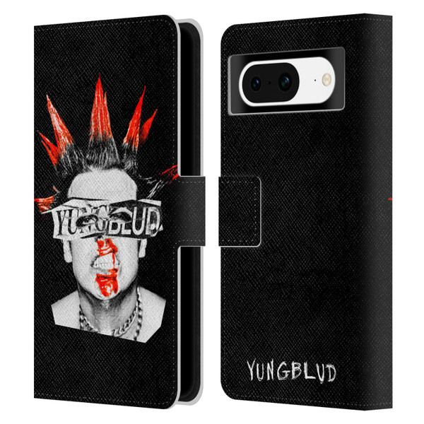 Yungblud Graphics Face Leather Book Wallet Case Cover For Google Pixel 8