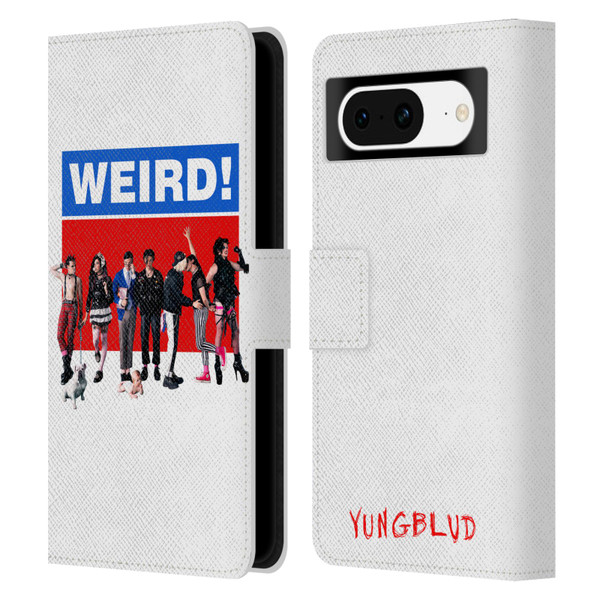 Yungblud Graphics Weird! Leather Book Wallet Case Cover For Google Pixel 8