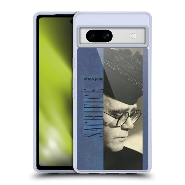 Elton John Artwork Sacrifice Single Soft Gel Case for Google Pixel 7a