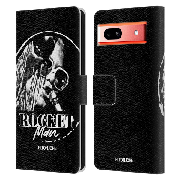 Elton John Rocketman Key Art 4 Leather Book Wallet Case Cover For Google Pixel 7a