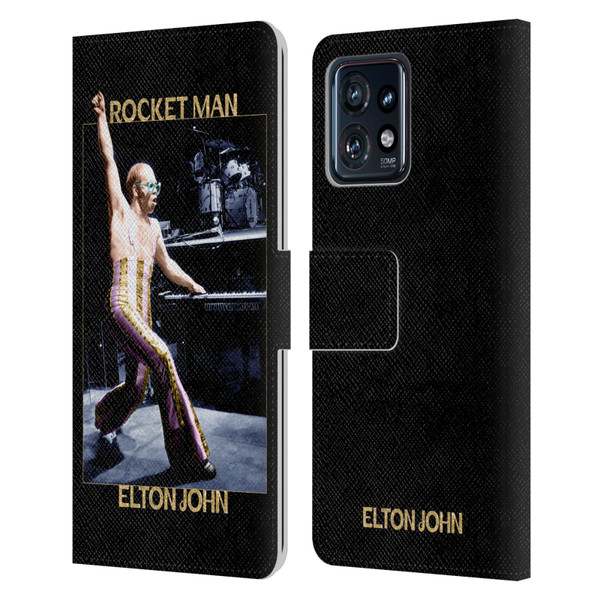 Elton John Rocketman Key Art 3 Leather Book Wallet Case Cover For Motorola Moto Edge 40 Pro