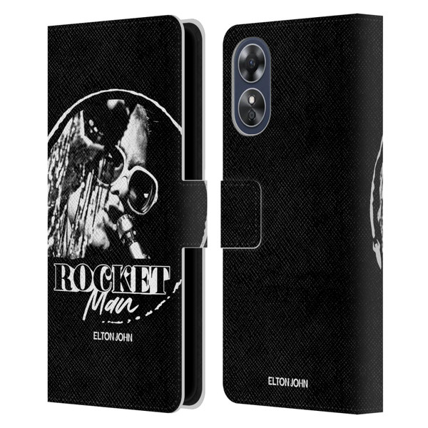 Elton John Rocketman Key Art 4 Leather Book Wallet Case Cover For OPPO A17