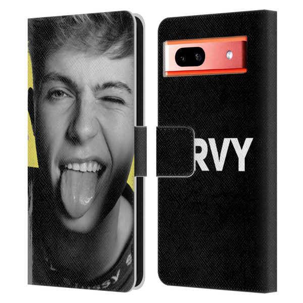 HRVY Graphics Calendar 5 Leather Book Wallet Case Cover For Google Pixel 7a