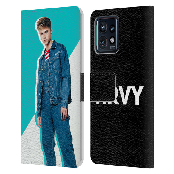 HRVY Graphics Calendar 8 Leather Book Wallet Case Cover For Motorola Moto Edge 40 Pro