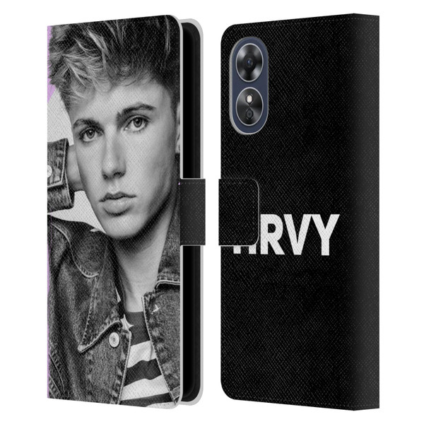 HRVY Graphics Calendar 12 Leather Book Wallet Case Cover For OPPO A17