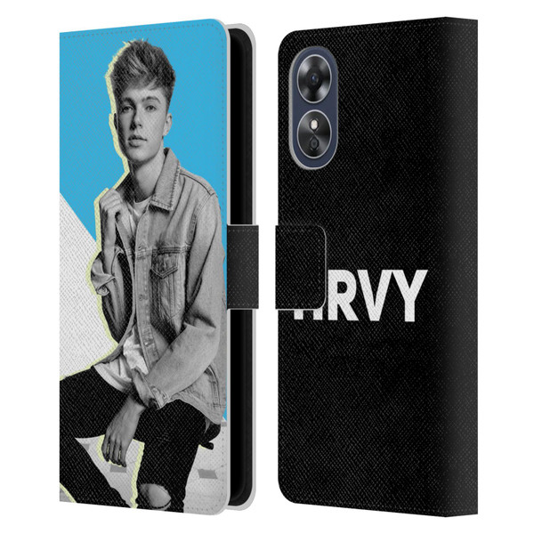 HRVY Graphics Calendar 3 Leather Book Wallet Case Cover For OPPO A17