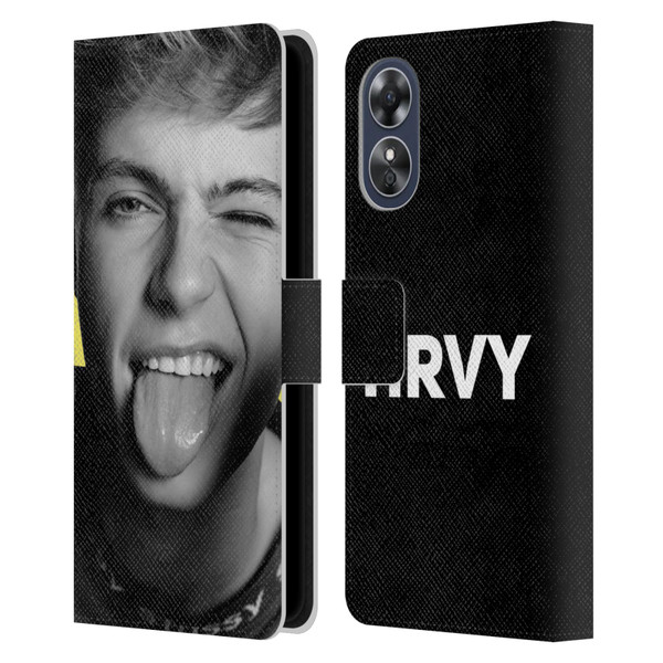HRVY Graphics Calendar 5 Leather Book Wallet Case Cover For OPPO A17