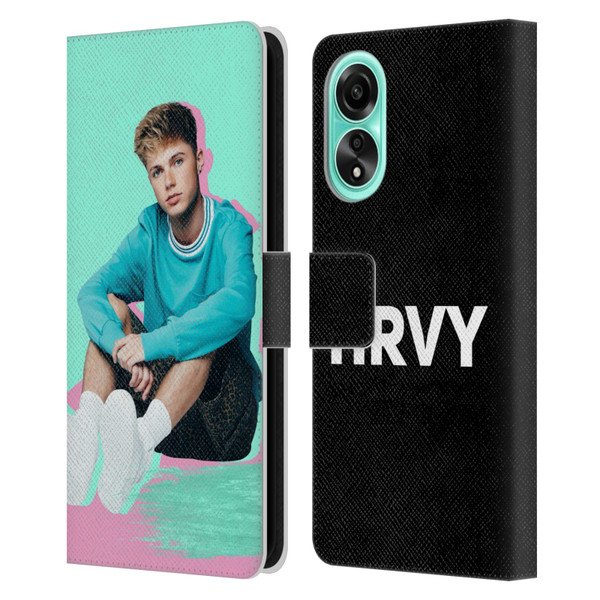 HRVY Graphics Calendar Leather Book Wallet Case Cover For OPPO A78 4G