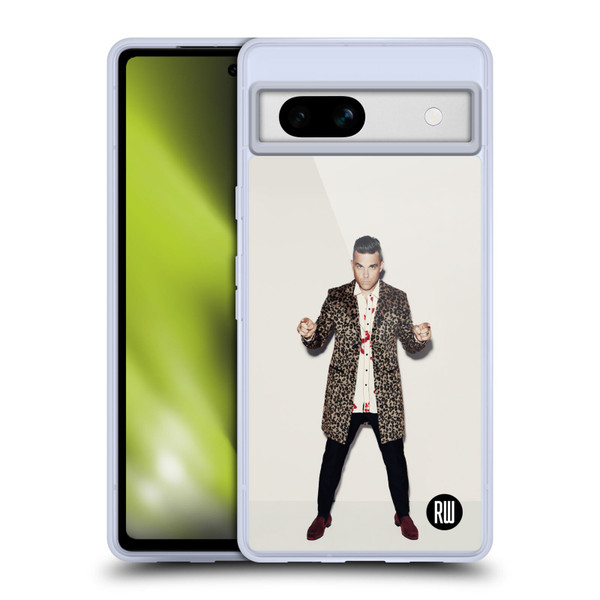 Robbie Williams Calendar Animal Print Coat Soft Gel Case for Google Pixel 7a