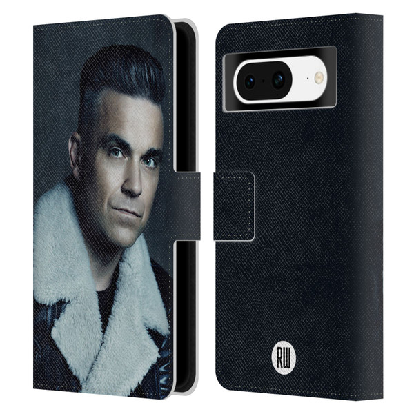 Robbie Williams Calendar Leather Jacket Leather Book Wallet Case Cover For Google Pixel 8