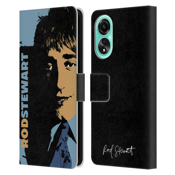 Rod Stewart Art Yesterday Retro Leather Book Wallet Case Cover For OPPO A78 4G