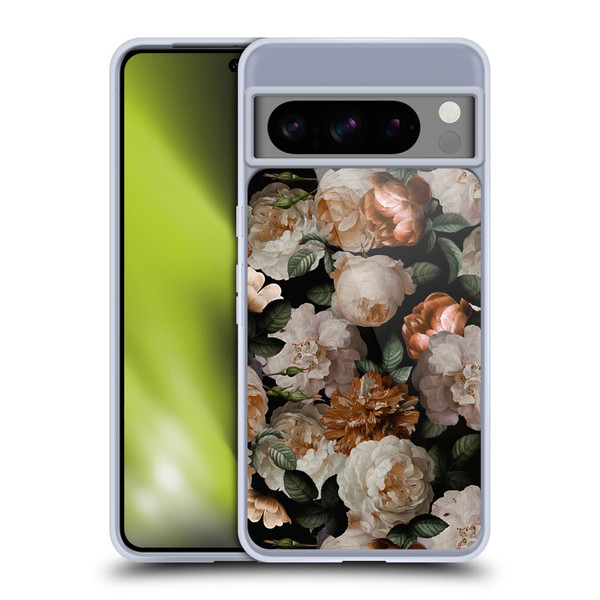 UtArt Antique Flowers Carnations And Garden Roses Soft Gel Case for Google Pixel 8 Pro