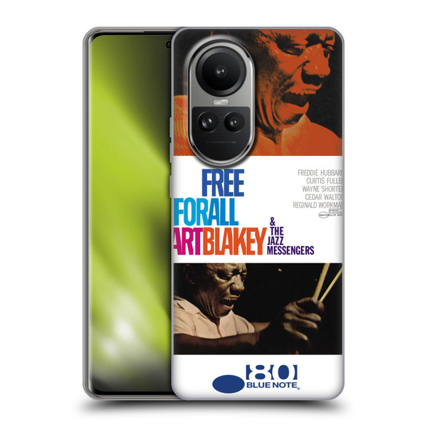 Blue Note Records Albums Art Blakey Free For All Soft Gel Case for OPPO Reno10 5G / Reno10 Pro 5G
