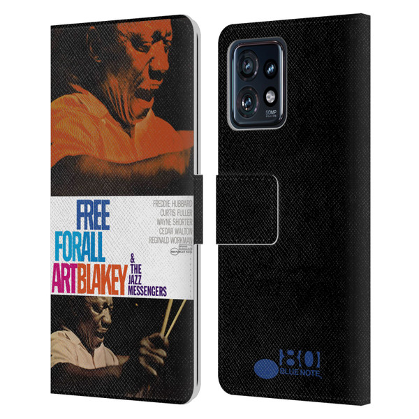 Blue Note Records Albums Art Blakey Free For All Leather Book Wallet Case Cover For Motorola Moto Edge 40 Pro