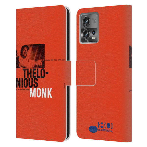 Blue Note Records Albums 2 Thelonious Monk Leather Book Wallet Case Cover For Motorola Moto Edge 30 Fusion