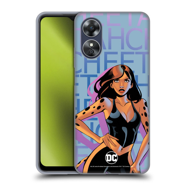 DC Women Core Compositions Cheetah Soft Gel Case for OPPO A17