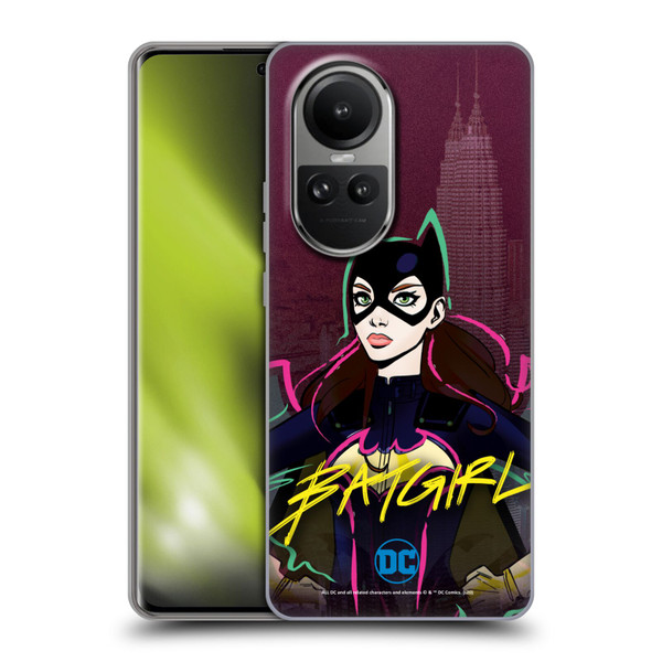 DC Women Core Compositions Batgirl Soft Gel Case for OPPO Reno10 5G / Reno10 Pro 5G