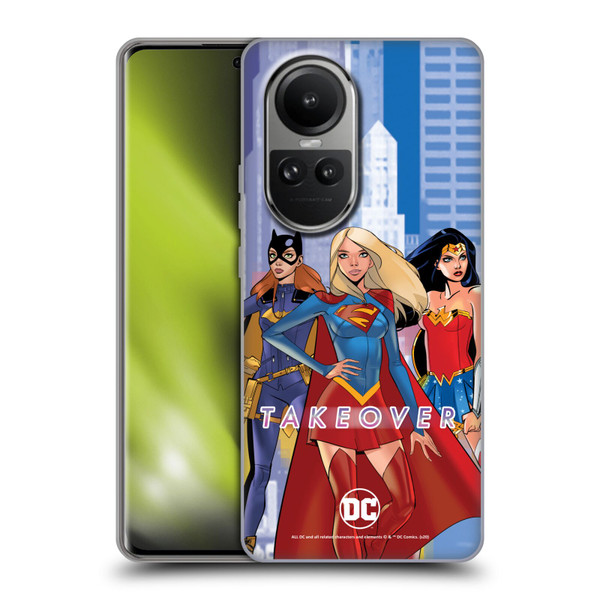 DC Women Core Compositions Girl Power Soft Gel Case for OPPO Reno10 5G / Reno10 Pro 5G