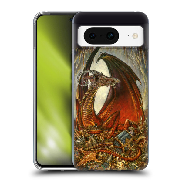 Myles Pinkney Mythical Treasure Dragon Soft Gel Case for Google Pixel 8