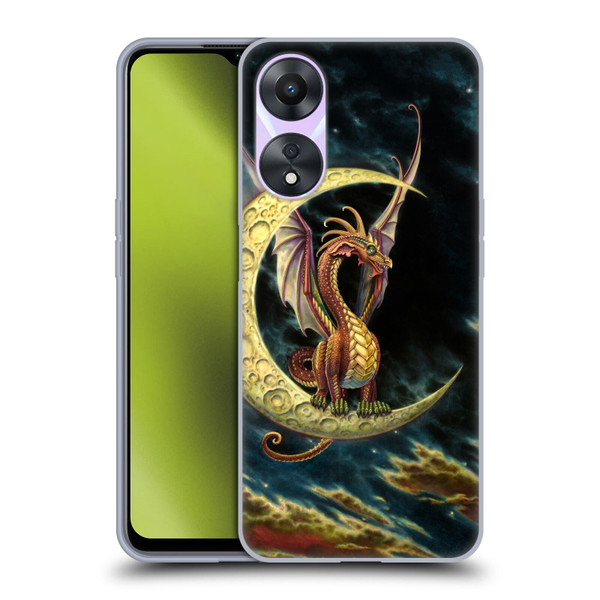 Myles Pinkney Mythical Moon Dragon Soft Gel Case for OPPO A78 5G
