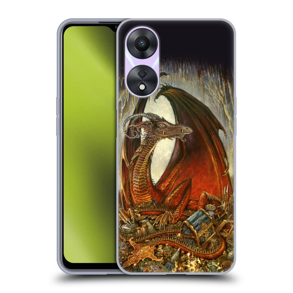 Myles Pinkney Mythical Treasure Dragon Soft Gel Case for OPPO A78 5G