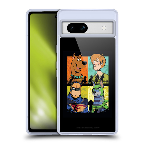 Scoob! Scooby-Doo Movie Graphics Scoob And Falcon Force Soft Gel Case for Google Pixel 7a