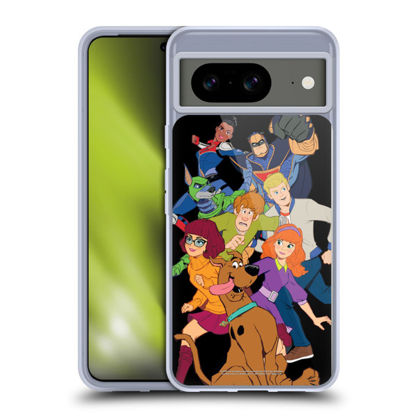 Scoob! Scooby-Doo Movie Graphics The Gang Soft Gel Case for Google Pixel 8