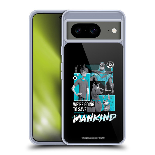 Scoob! Scooby-Doo Movie Graphics Save Mankind Soft Gel Case for Google Pixel 8