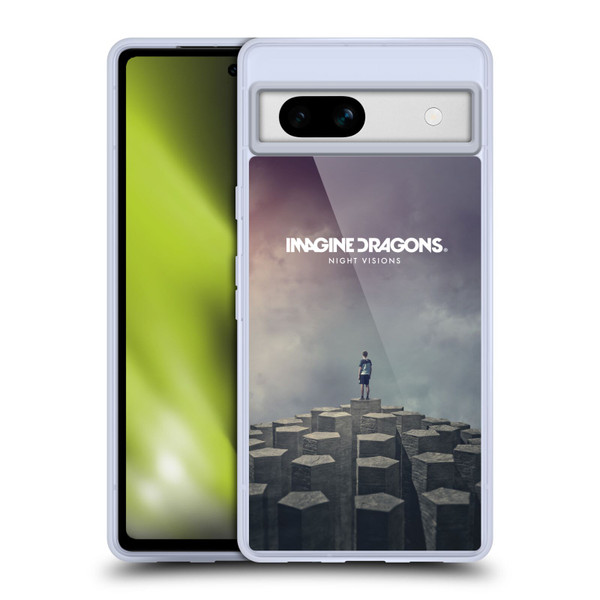 Imagine Dragons Key Art Night Visions Album Cover Soft Gel Case for Google Pixel 7a