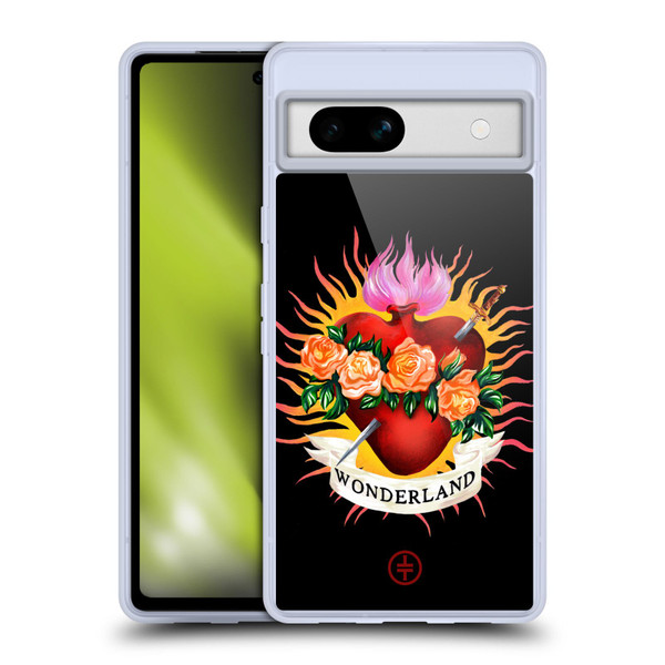 Take That Wonderland Heart Soft Gel Case for Google Pixel 7a