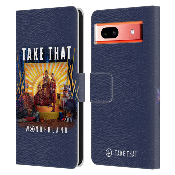 Take That Wonderland Album Cover Leather Book Wallet Case Cover For Google Pixel 7a