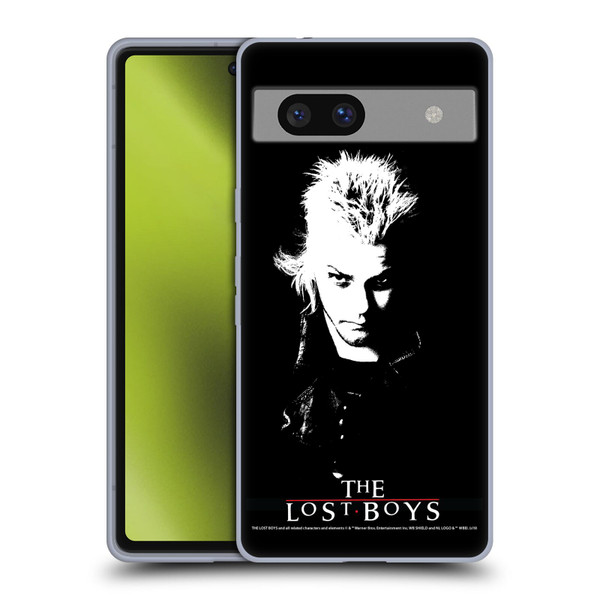 The Lost Boys Characters David Black And White Soft Gel Case for Google Pixel 7a