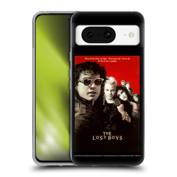 The Lost Boys Characters Poster Soft Gel Case for Google Pixel 8