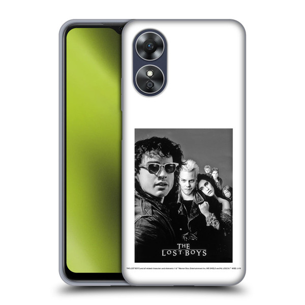 The Lost Boys Characters Poster Black And White Soft Gel Case for OPPO A17