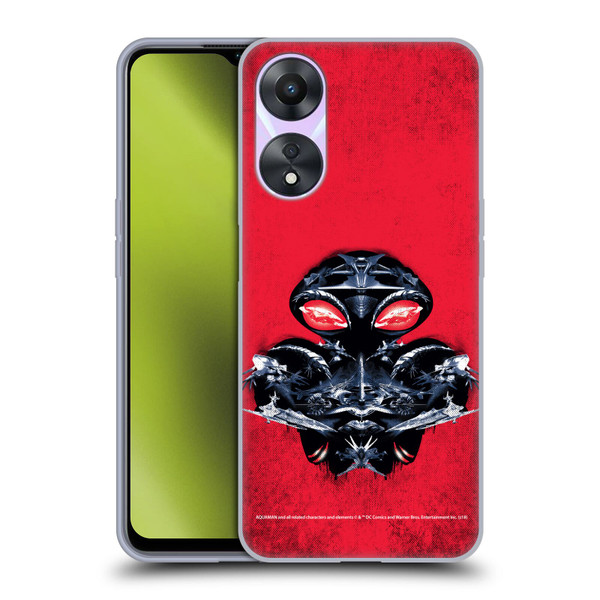 Aquaman Movie Graphics Black Manta Distressed Look Soft Gel Case for OPPO A78 5G