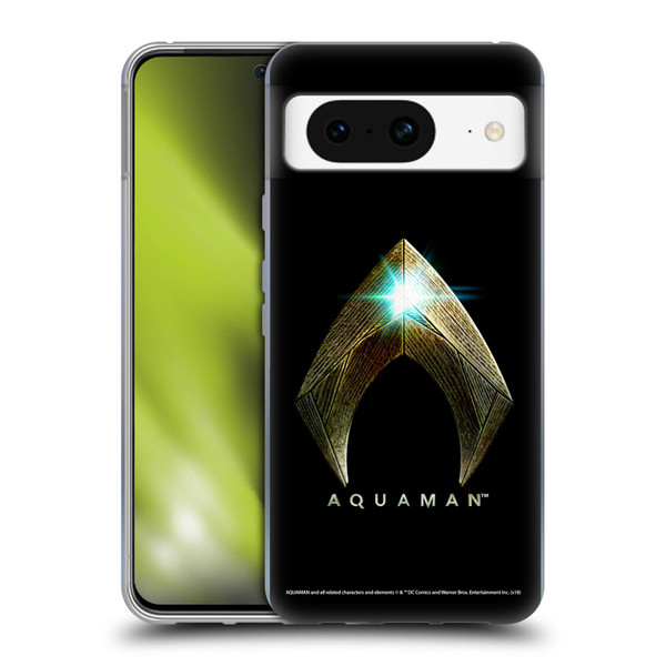Aquaman Movie Logo Main Black Soft Gel Case for Google Pixel 8