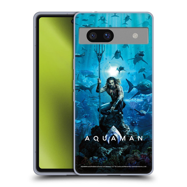 Aquaman Movie Posters Marine Telepathy Soft Gel Case for Google Pixel 7a