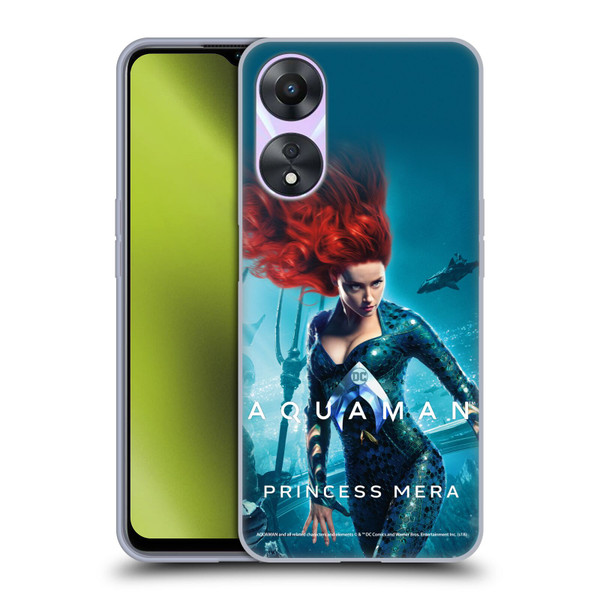Aquaman Movie Posters Princess Mera Soft Gel Case for OPPO A78 5G