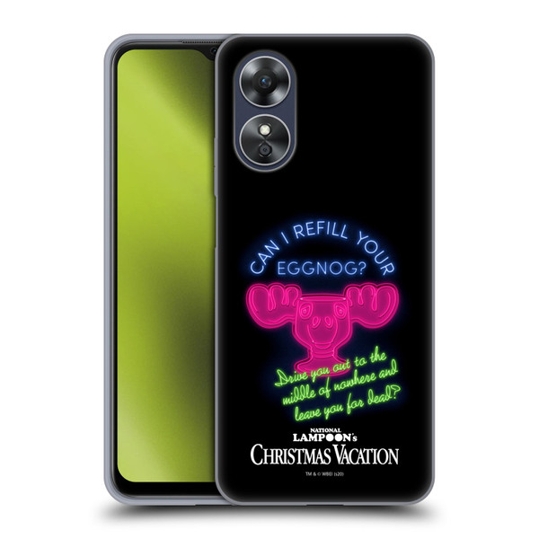 National Lampoon's Christmas Vacation Graphics Eggnog Quote Soft Gel Case for OPPO A17