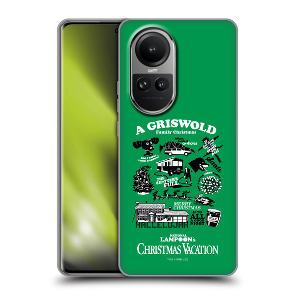 National Lampoon's Christmas Vacation Graphics Griswold Family Soft Gel Case for OPPO Reno10 5G / Reno10 Pro 5G