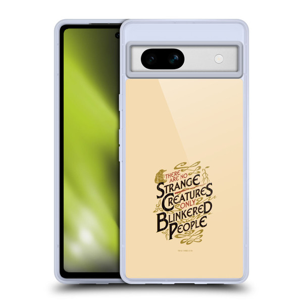 Fantastic Beasts The Crimes Of Grindelwald Art Nouveau Strange Creatures Soft Gel Case for Google Pixel 7a