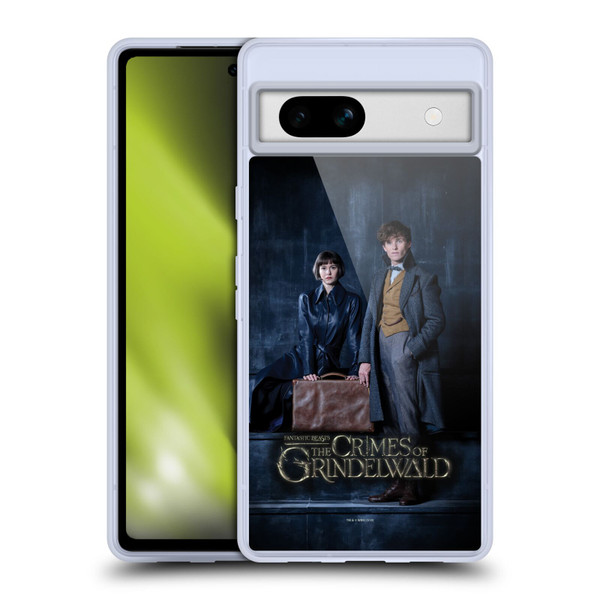 Fantastic Beasts The Crimes Of Grindelwald Character Art Tina And Newt Soft Gel Case for Google Pixel 7a