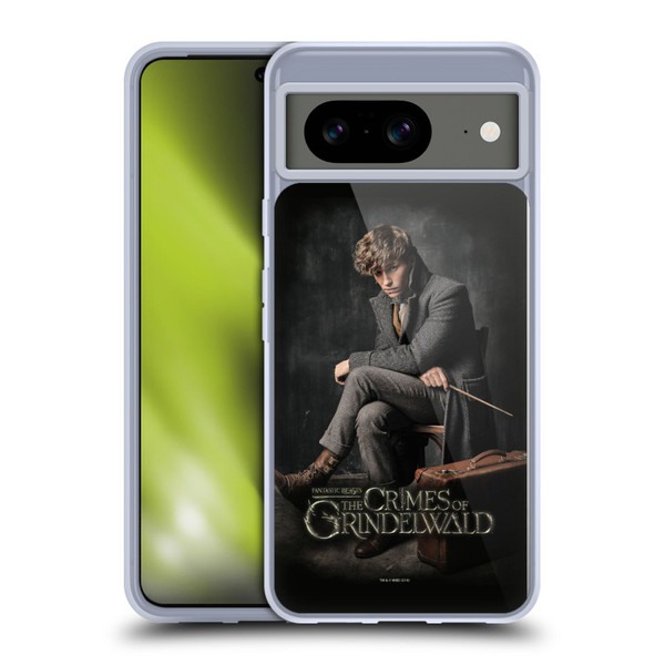 Fantastic Beasts The Crimes Of Grindelwald Character Art Newt Sitting Soft Gel Case for Google Pixel 8